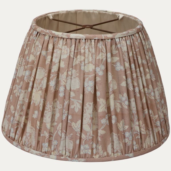 Floren, 18in/46cm Robert Kime Banon Caramel Handsewn Gathered Lampshade