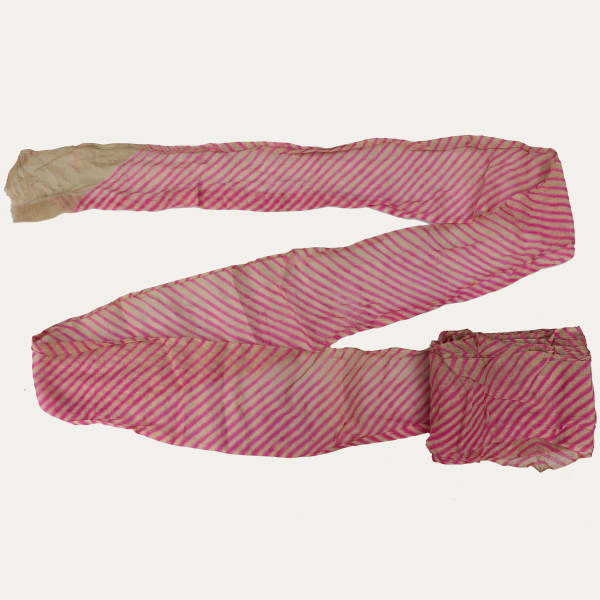 Vintage Rajasthan Leheriya Turban with Handmade Dyed Colours