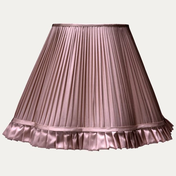 Douppion Mirage Silk Scallop Lampshade