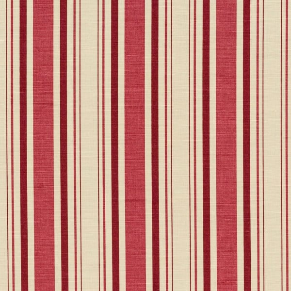 Plain Stripe Red On Beige