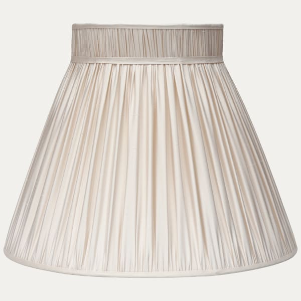 Douppion Porcelain Silk Collar Top Lampshade