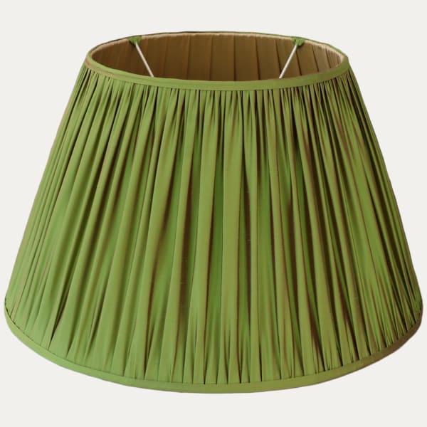 Cactus Silk Handsewn French Drum Lampshade