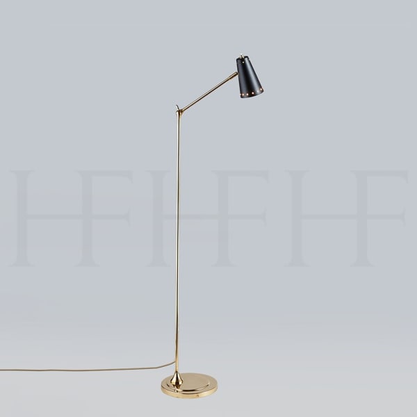 Max Floor Lamp Antique Brass