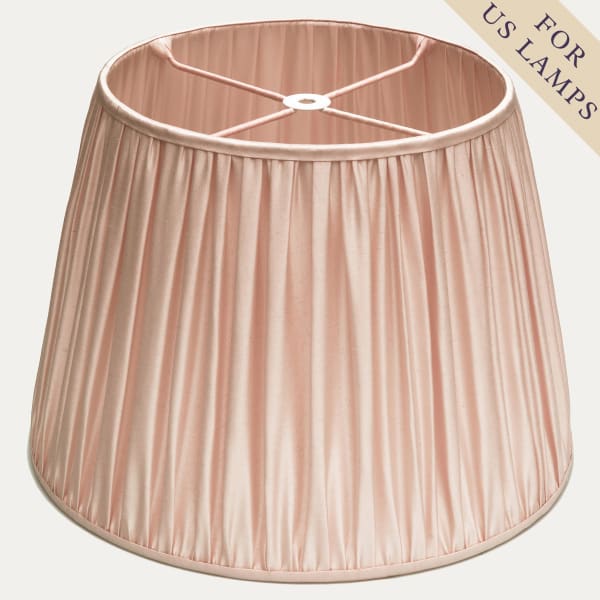 Perfect Pointe Shoe Pink Silk Lampshade with Finial Fitting