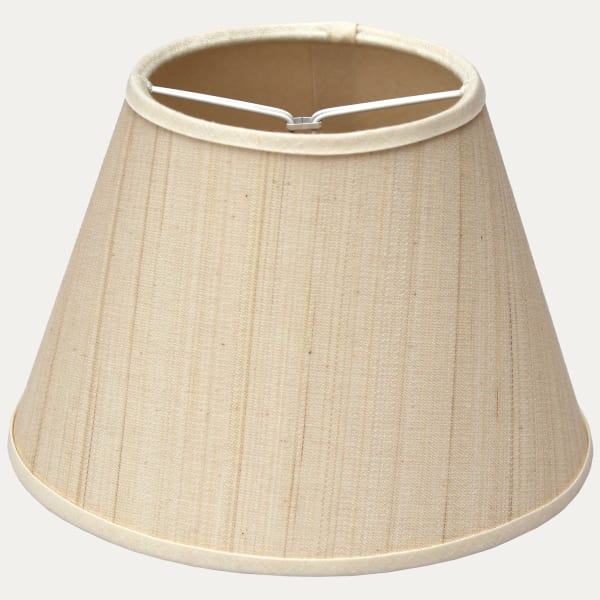 John Boyd Criollo Off White Horsehair Lampshade with Cream Linen Lining