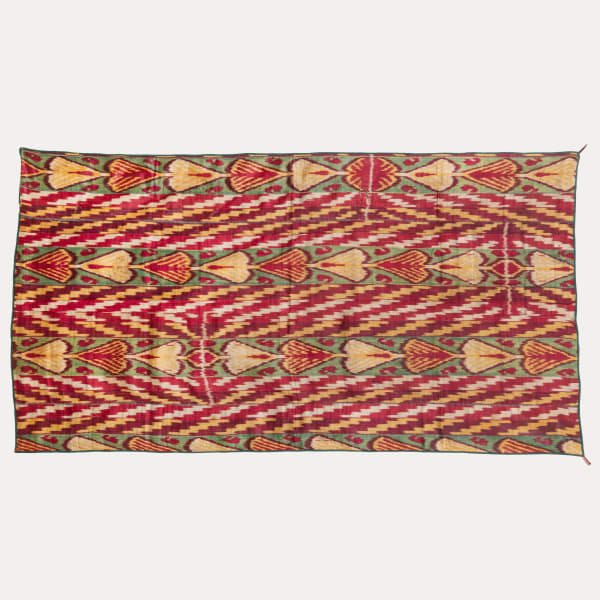 Wonderful Unique Antique Ikat Panel