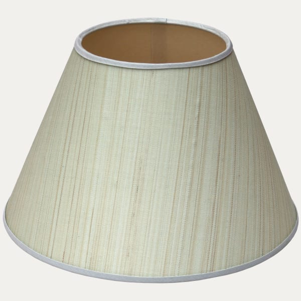 John Boyd Paso Pale Blue Horsehair Lampshade with Cream Linen Lining