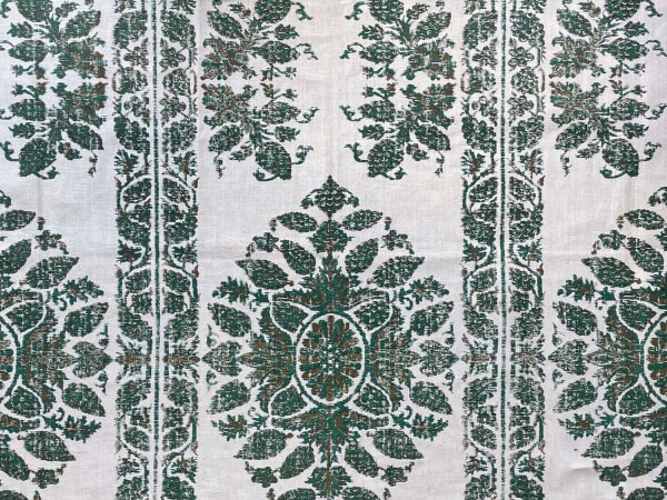 Bursa Forest Green on Linen