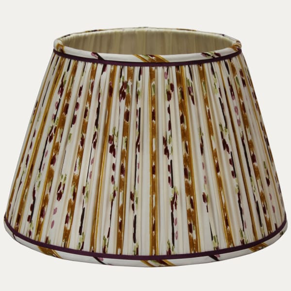 Le Manach Madame Elisabeth Tournesol Lampshade with Inset Trim