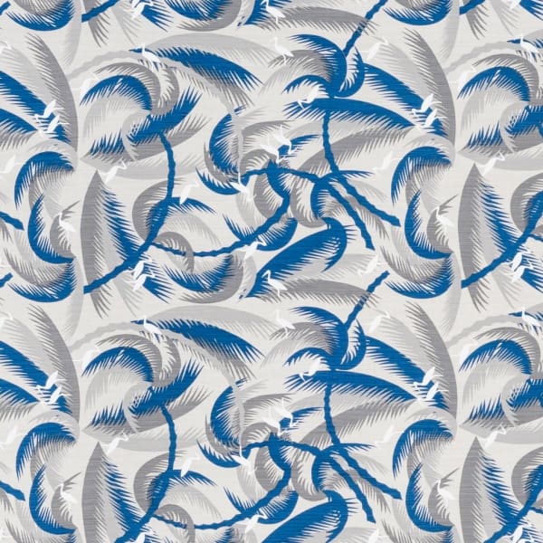 Tropical Wind Grey Blue On Oyster