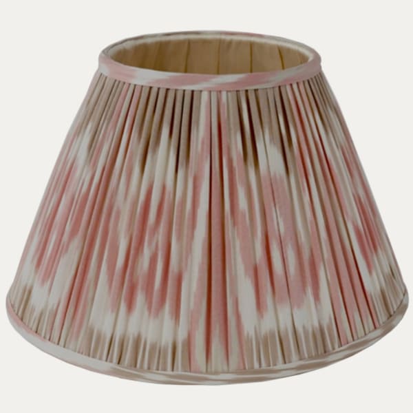 Robert Kime Andijan Pink Ikat Empire Lampshade