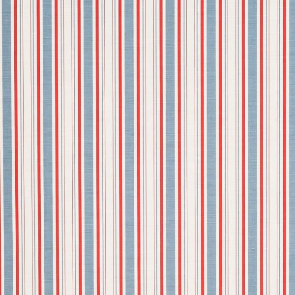 Plain Stripe Blue Red On Oyster