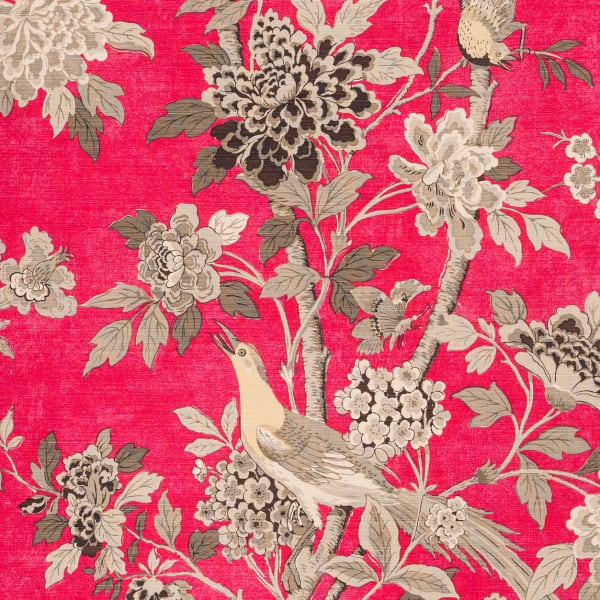 Songbird Cerise On Beige