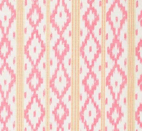 Kazak Stripe Pink Orange On Oyster