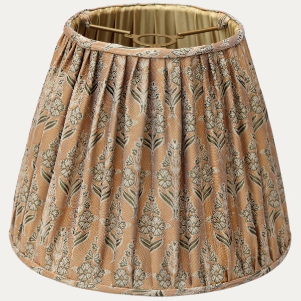 Robert Kime Agra Woven Fabric Hand Sewn Lampshade for Reading Lights
