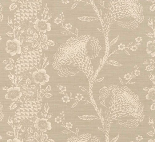 Leopard Lily Celadon On Beige