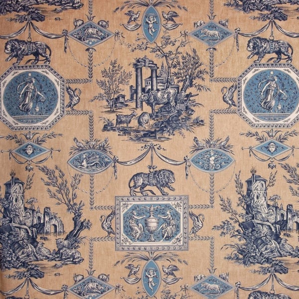 Les Muses Et Le Lion Sable Bleu