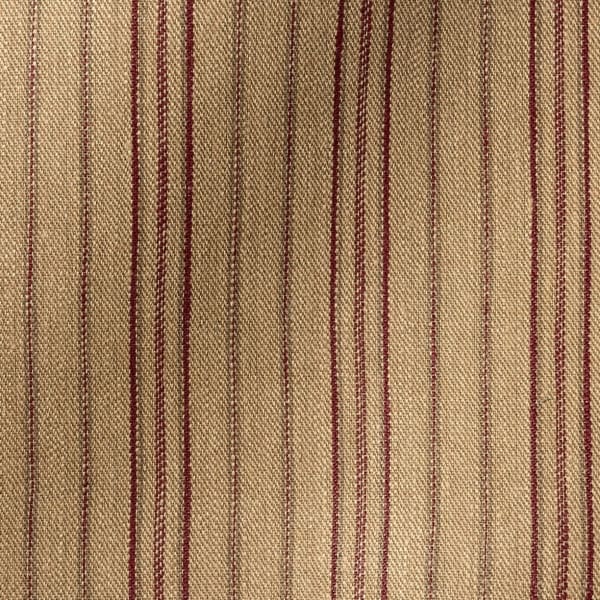 Kensington Stripe Red Taupe