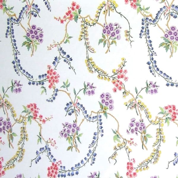 Popline Les Glycines Blanc Multicolore