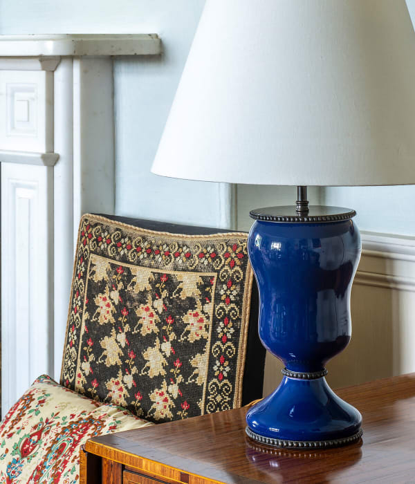 Menerbes Table Lamp Blue