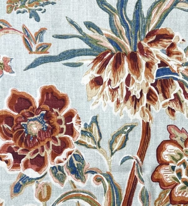 Woodland Floral Powder Blue