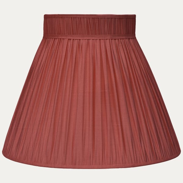 Red Museum Silk Collar Top Lampshade