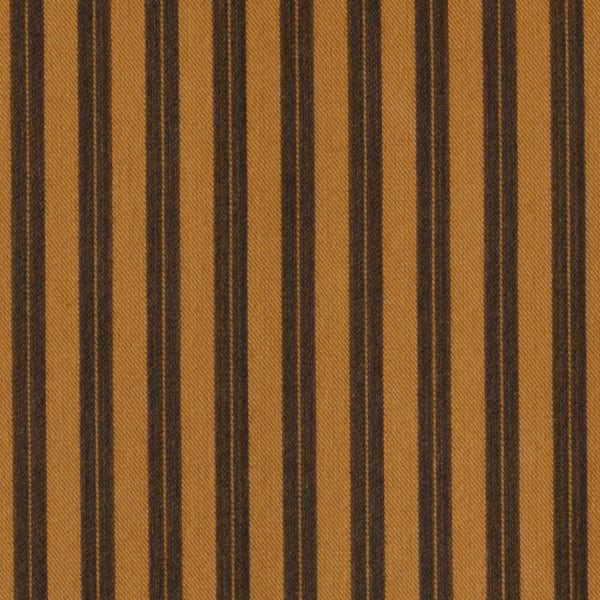 Burnley Overdye Ticking Cinnamon Black