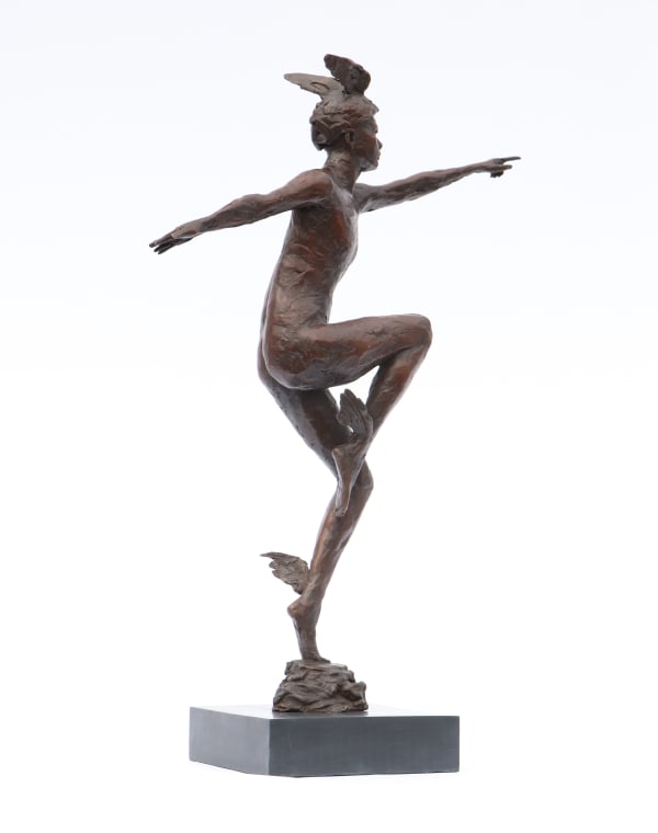 David Williams Ellis Mercury Bronze Sculpture