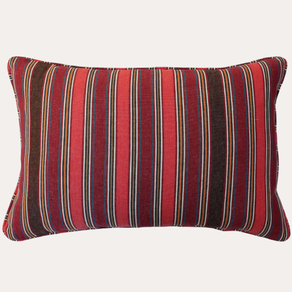 De Le Cuona Rugby in Crimson Decorative Cushion