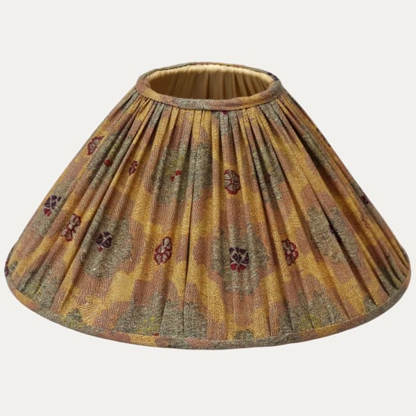 Arjumand Mughal Ocra Handsewn Coolie Lampshade