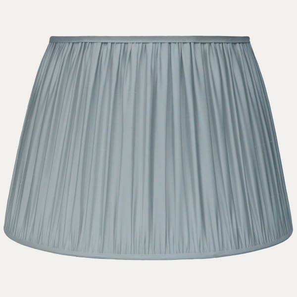 Slate Blue Faille Lugano Silk Pembroke Lampshade