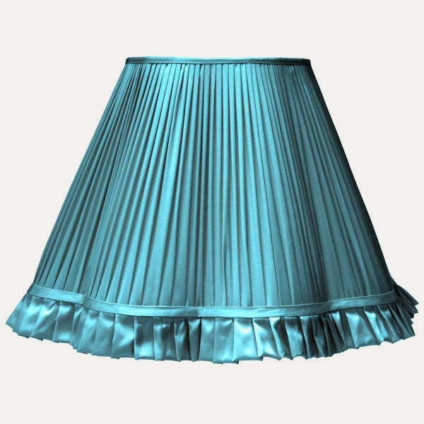 Satin La Tour 6063 Silk Scallop Lampshade