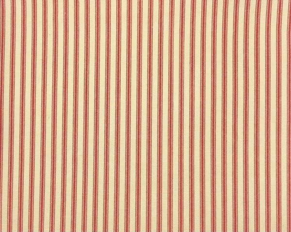 Staten Ticking Stripe Red