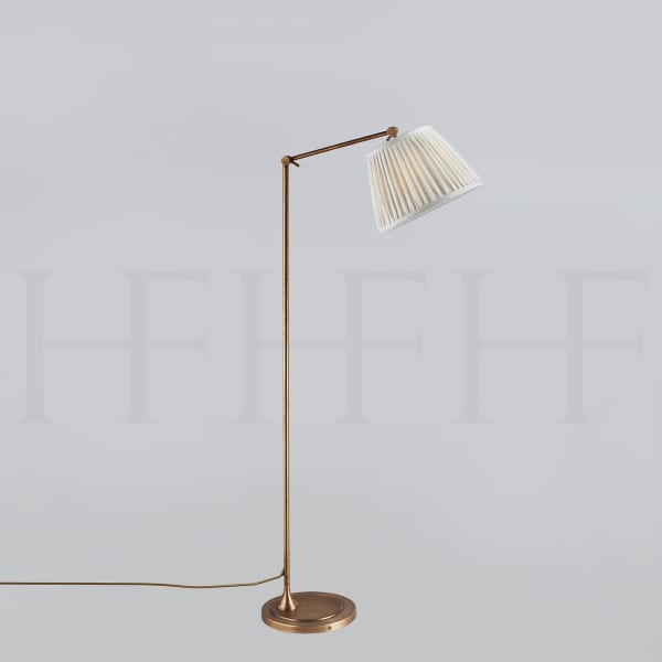 Lizzie Floor Lamp Antique Brass