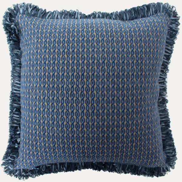 Patrick Gallagher Tessuti Orietta Giotto Cushion with Loop Fringe