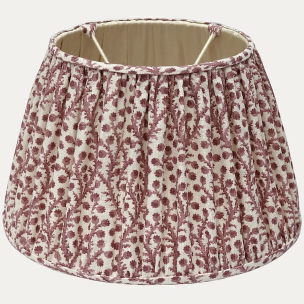 Nicky Haslam Waterberry Clouded Lilac Hand-sewn Lampshade