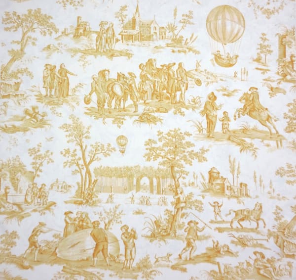 Canvas Ballon De Gonesse Light Gold