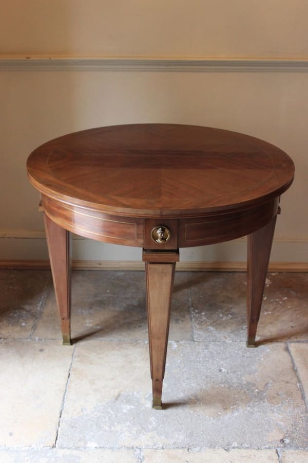 Floren, Superb 1940s French Mahogany Gueridon
