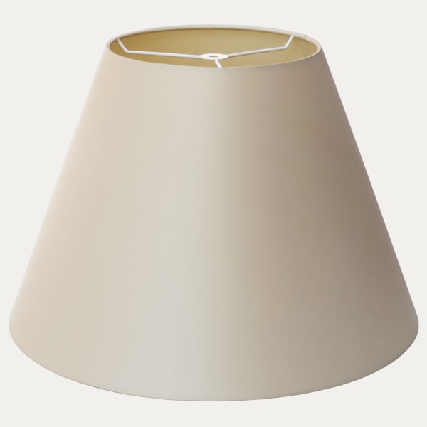 Floren, 18in/46cm Veraseta Taffetas Ninon Off-White Finest Silk Lampshade