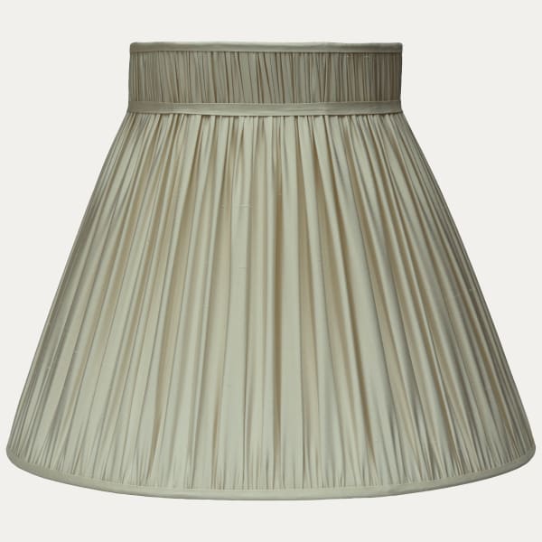 Jade Taffetas Silk Collar Top Lampshade