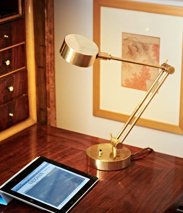 Faringdon Desk Lamp Brass