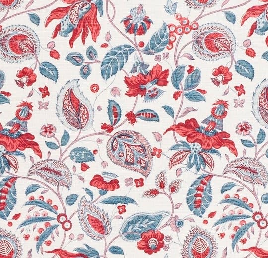 Cochin Blue Red On Oyster