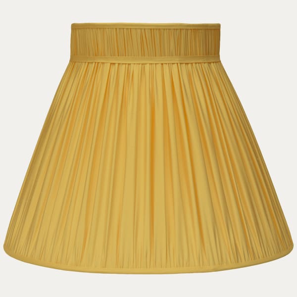 Jaune Dor Faille Hamilton Silk Collar Top Lampshade