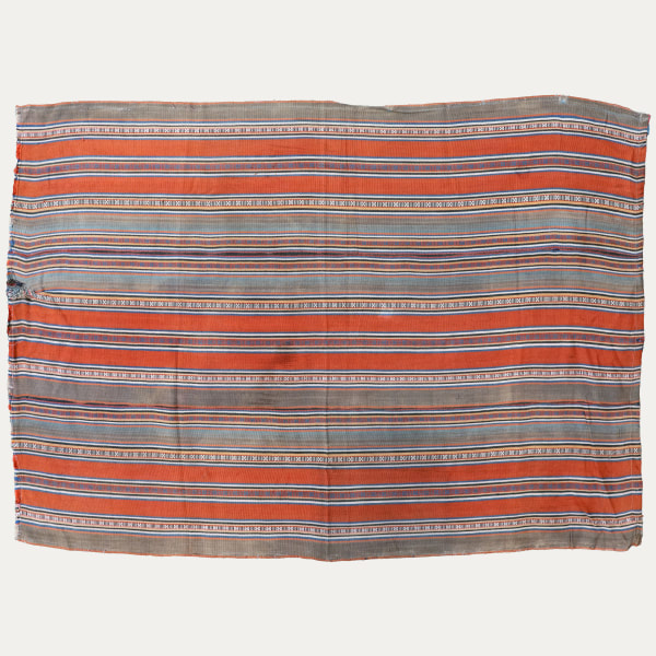 Shirvan Striped Silk Jajim with Unique Colouration