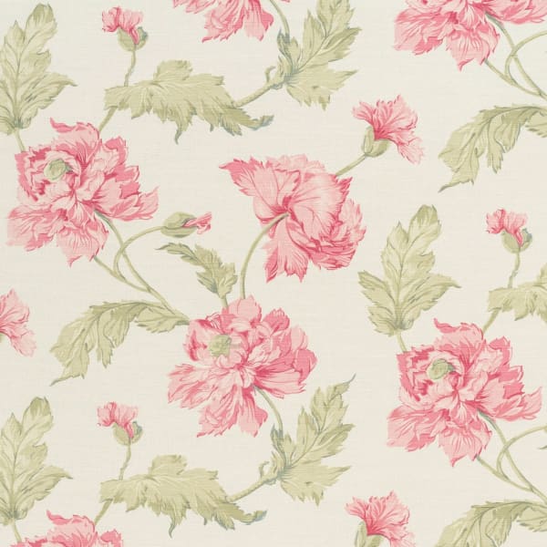 Poppy Pink Green On Oyster