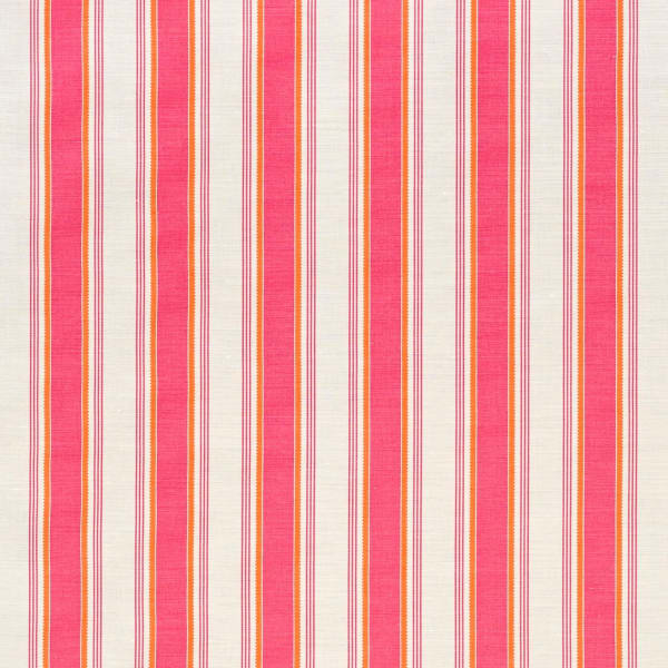 Pavillion Stripe Pink Orange On Oyster