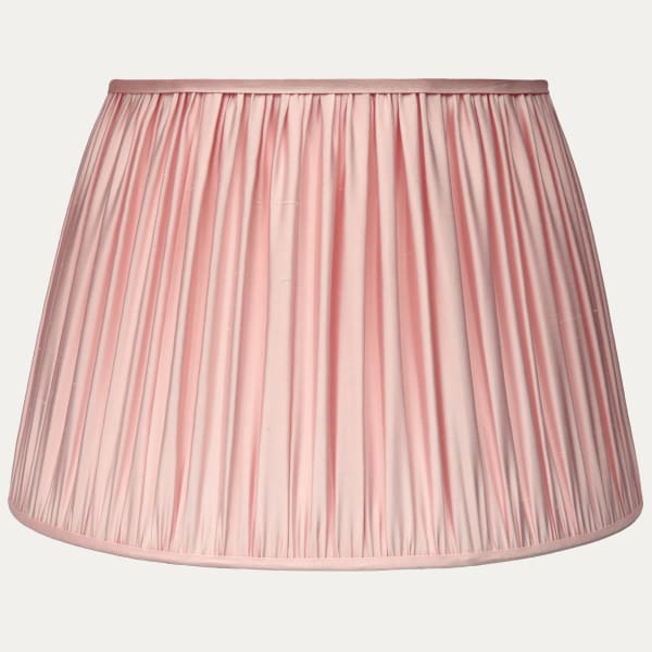 Douppion Blush Silk Pembroke Lampshade