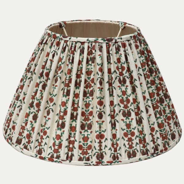 Delacova Frank Rust Hand-Sewn Empire Lampshade