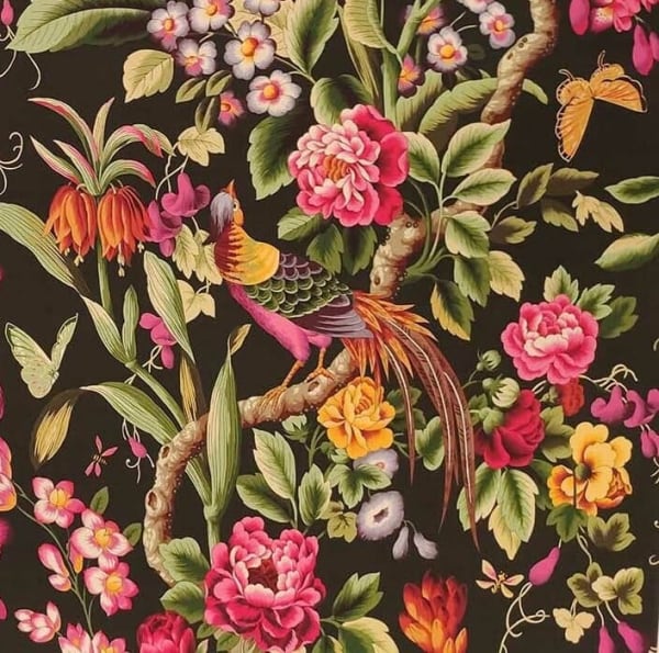 Pheasans Canvas Chocolate Multicolor