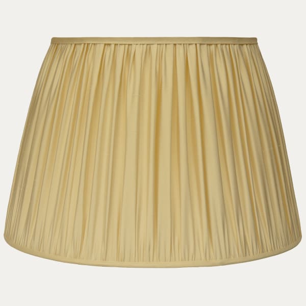 Pale Gold Taffetas Silk Pembroke Lampshade